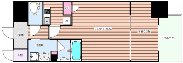 【間取り】 | ブリリアントジュネス本町