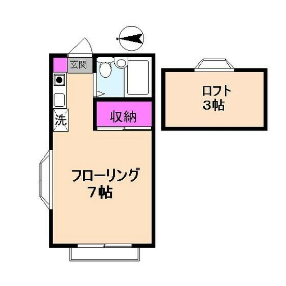 国分寺市東元町3丁目のアパートの画像