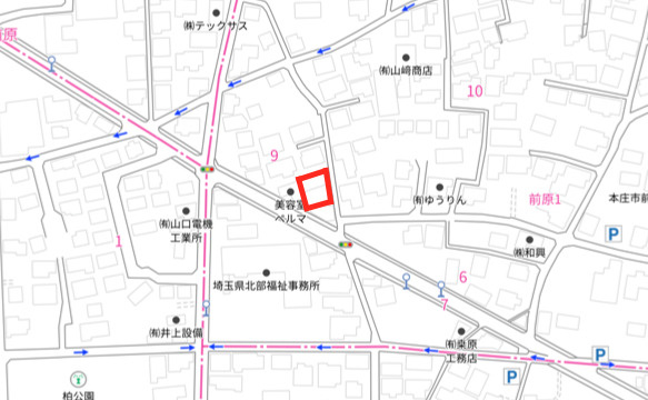 【地図】 | 本庄市前原1丁目　中古戸建