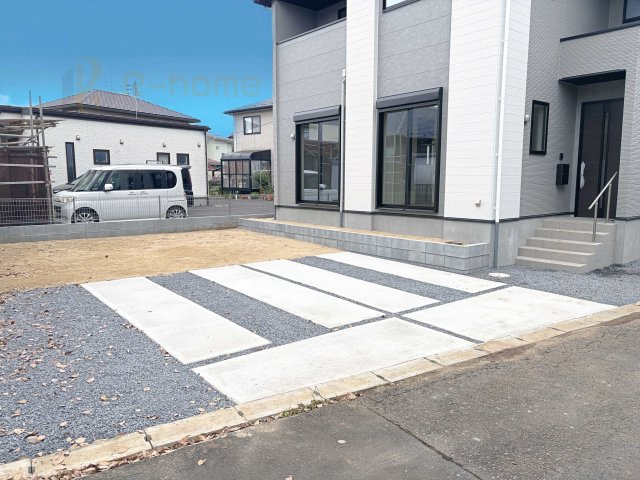 龍ケ崎市立野7期　新築戸建て　1号棟の駐車場|カースペースは2台お停めいただけます♪