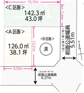 武蔵村山市大南3丁目　売地　【全3区画】の画像