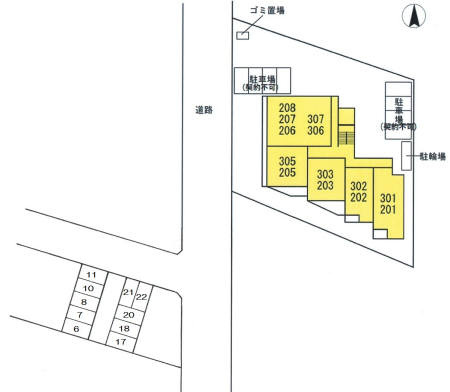 アビリアなごみの区画図