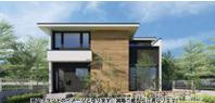 平塚市黒部丘　新築戸建　全２棟の外観パース|イメージパスですので実際のものと多少異なります