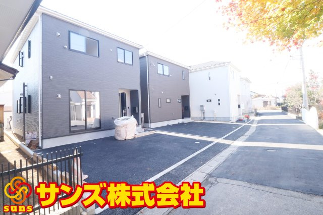 郡山市開成5丁目　　２号棟　　開成小学校、郡山第１中学区の前面道路含む現地写真|北側前面道路