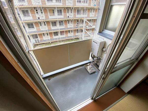 ビレッジハウス私部4号棟のバルコニー|ビレッジハウスの同一物件・同一タイプの間取りの写真です