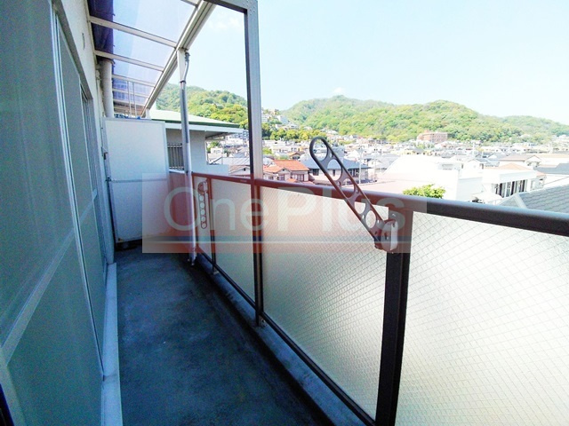 ヴィラ本山のバルコニー