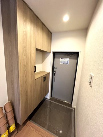 ベルヴィ香椎壱番館の玄関