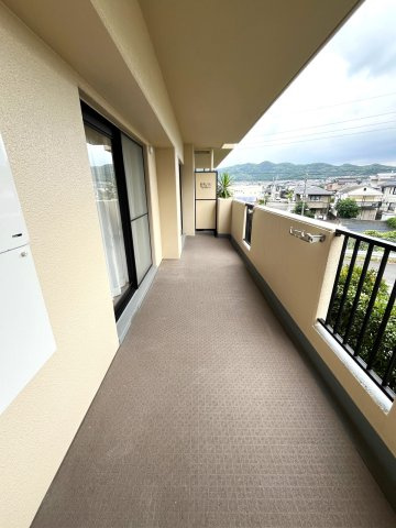ベルヴィ香椎壱番館のバルコニー