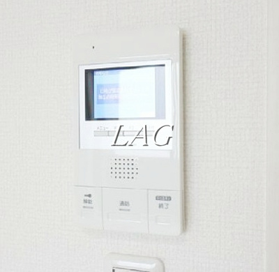 【セキュリティ】 | ユニヴェール西新井 | モニター付きインターホンです。※同一仕様です。