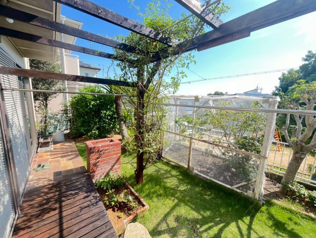 神陵台9丁目戸建のバルコニー