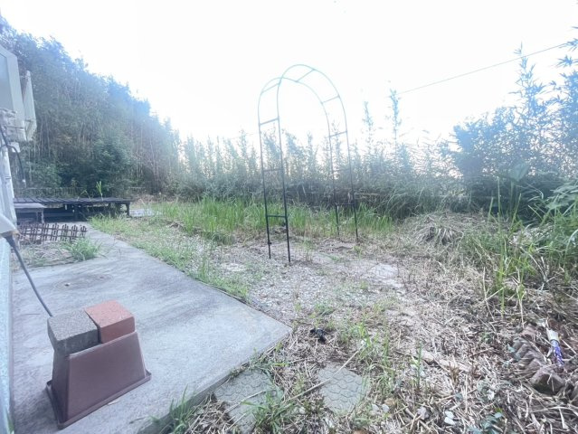 清水戸建ての庭