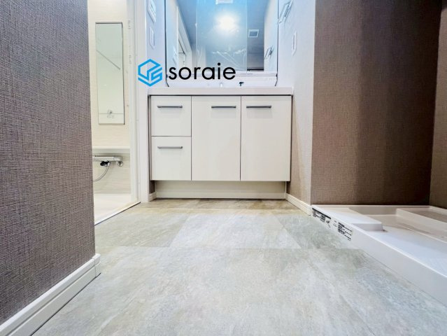 アイディスクエア川越新富町の脱衣所