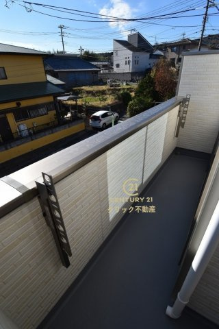 ハートフルタウン 　日立市森山町　３期　2のバルコニー|日当たり良好なバルコニーです。気分転換に出るだけでも、晴れた日にお洗濯物やお布団を一気に干すのも気持ちがいい♪