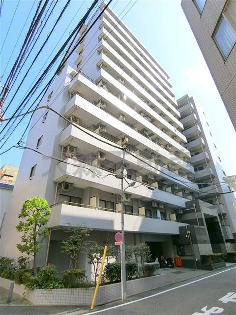 藤和シティコープ大森の外観|1992年3月築　SRC鉄骨鉄筋コンクリート造地上12階建て総戸数109戸の分譲賃貸マンション　JR京浜東北線大森駅徒歩7分、京浜急行本線大森海岸駅近徒歩3分
東京都品川区南大井3丁目　