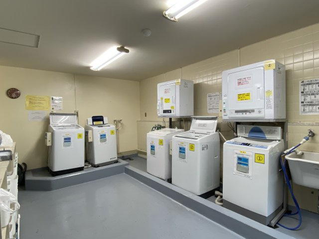 ビラ自然郷マンションのランドリースペース|コインランドリー