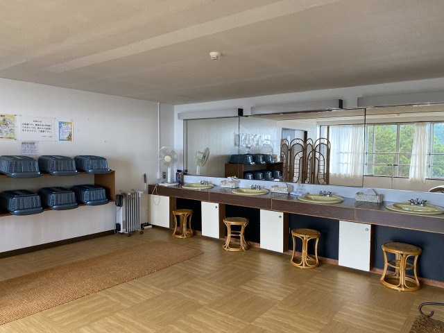 ビラ自然郷マンションのその他共用部分|温泉大浴場　脱衣所