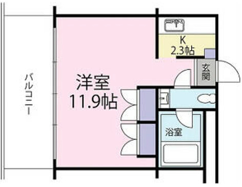 ビラ自然郷マンションの間取り