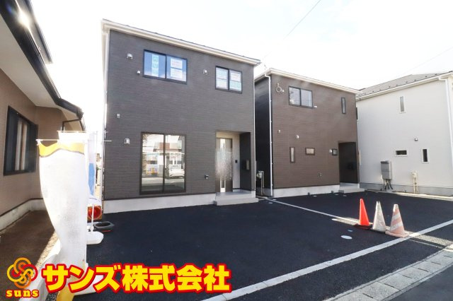 郡山市開成5丁目　　３号棟　　開成小学校、郡山第１中学区の前面道路含む現地写真|北側前面道路