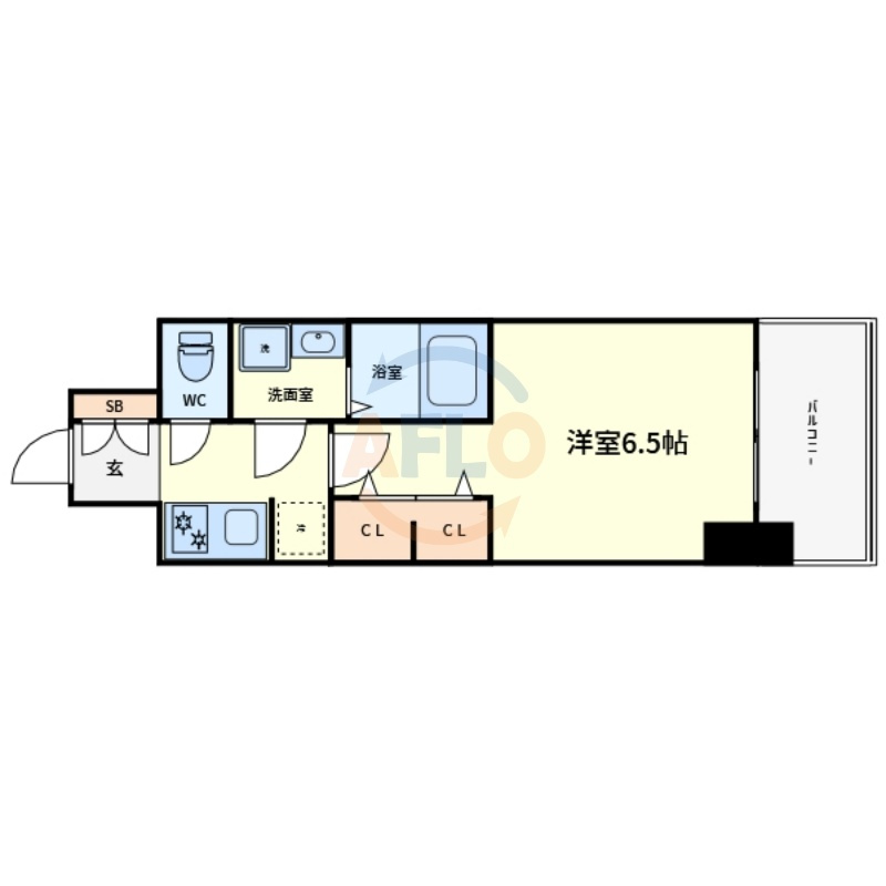 S-RESIDENCE堺altklasの間取り|S-RESIDENCE堺altklas　間取り