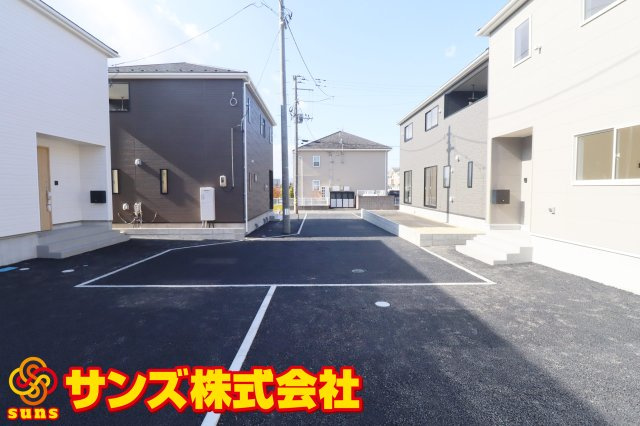 郡山市田村町金屋字上川原　　　２号棟　　　永盛小学校、小原田中学区の外観|西側前面道路