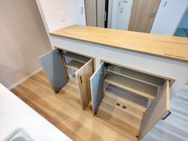 【キッチン】 | エコヴィレッジ坂戸 | 収納付きカウンター