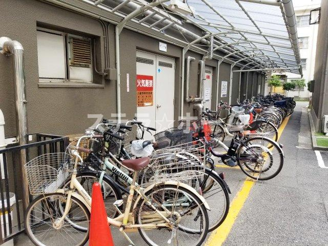 高倉第一コーポA棟の駐輪場|駐輪場