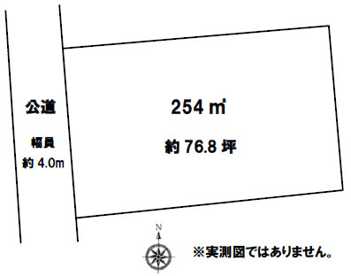 クレアモール商店街へ徒歩3分！の土地図|76.8坪