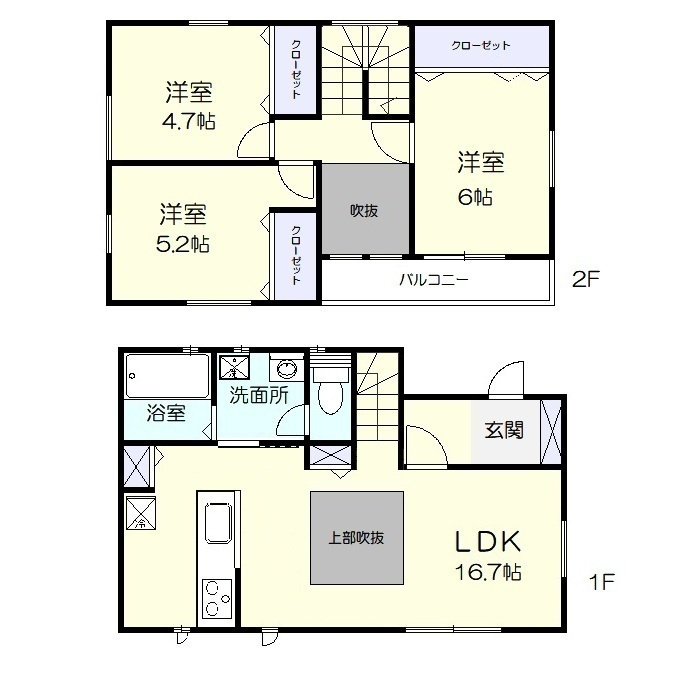 スペランツァBの間取り