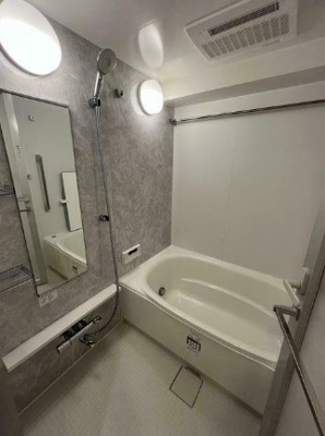 【浴室】 | クレストコート中野富士見町 | 追い焚き機能、浴室乾燥機付きバス。