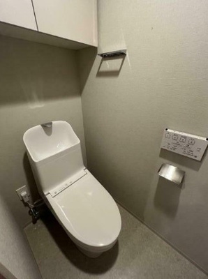 【トイレ】 | クレストコート中野富士見町 | 温水洗浄便座。