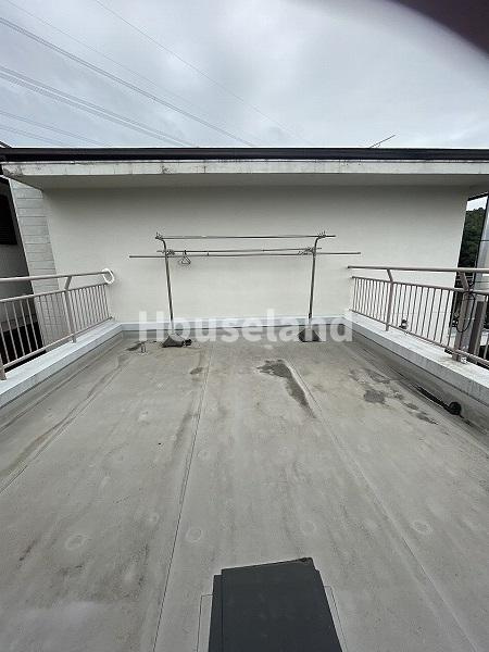 冬野戸建のバルコニー