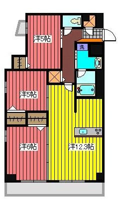 コンフォリア川口本町の間取り