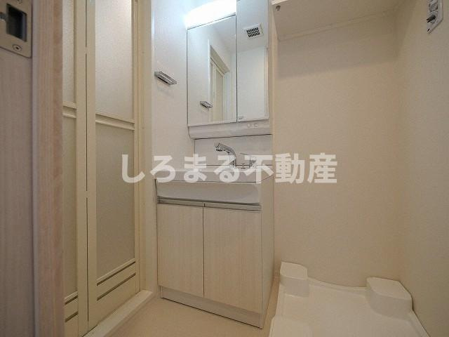 レジュールアッシュNAMBAの洗面所