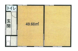 室蘭市高砂町4丁目36-20テナントの間取り