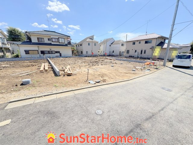 【サンスターホーム】武蔵村山市本町　新築3号棟の前面道路含む現地写真