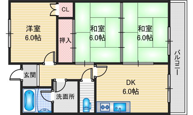 【間取り】 | エクセル樋下