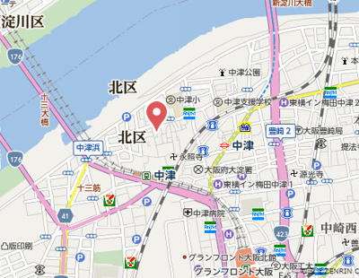 【地図】 | エスリード梅田グランノース