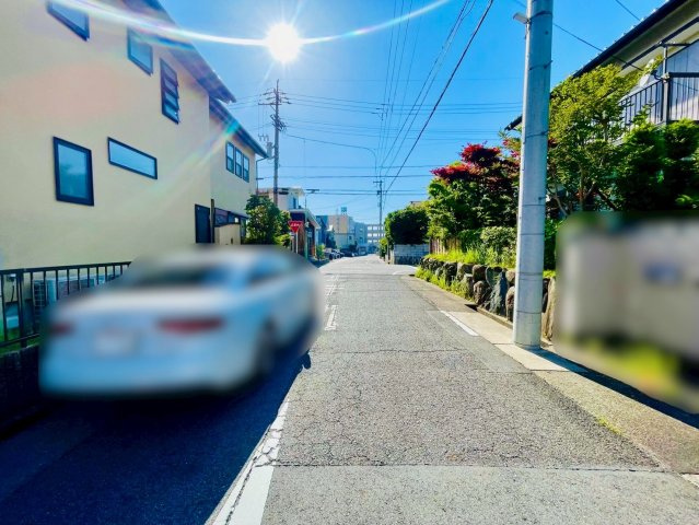 名東区極楽四丁目土地の前面道路含む現地写真|前面道路③