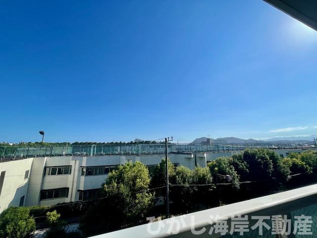 平塚スカイハイツの展望|バルコニーからの眺望