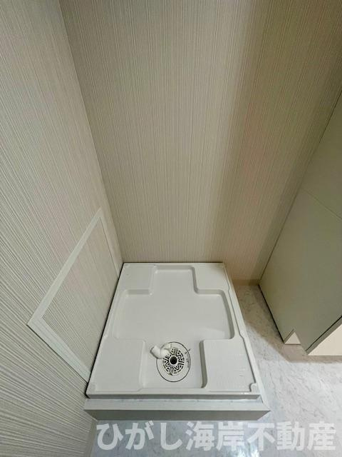 平塚スカイハイツのランドリースペース|新規リフォーム完了！　洗濯機置場