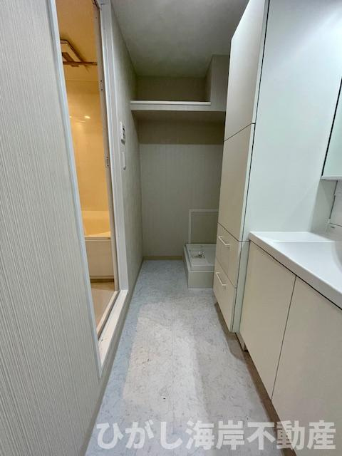 平塚スカイハイツの脱衣所|新規リフォーム完了！　脱衣スペース