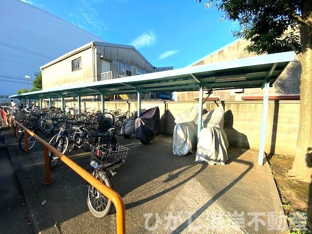平塚スカイハイツの駐輪場|駐輪場