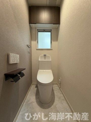 茅ヶ崎ガーデンハウス16のトイレ|新規リフォーム完了！　洗浄機能付きお手洗い