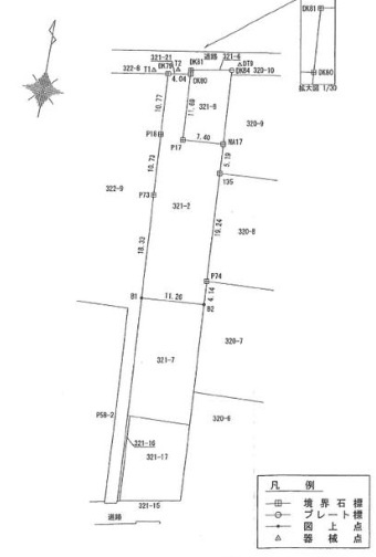 中郡大磯町東小磯　売地　の土地図|土地図
