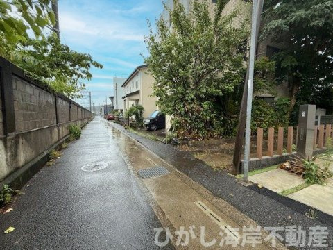 中郡大磯町東小磯　売地　の前面道路含む現地写真|現地外観