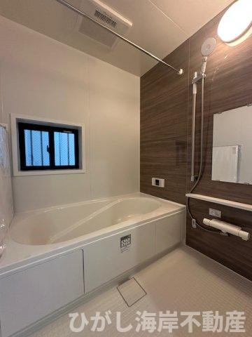 平塚市山下1丁目　新築戸建　全4棟の浴室|一坪タイプのユニットバス