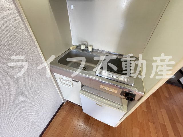 ピースハイツ長堂A棟のキッチン|キッチンでお料理をお楽しみください