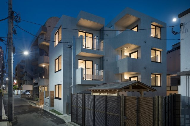 POSITIVE市谷台の外観