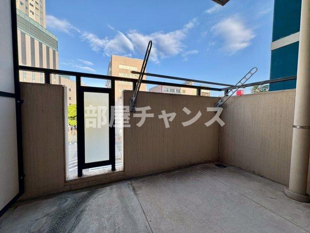 秀明館のバルコニー