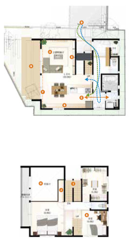 注文住宅のお手本になった展示場を家具付きフル装備で！の間取り|3LDK